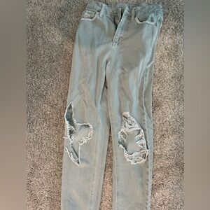 American eagle green tight jeans